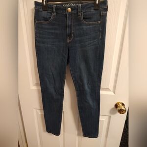 American Eagle Outfitters Dark Blue Skinny Jeans